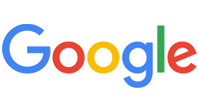 shows the company logo of Google