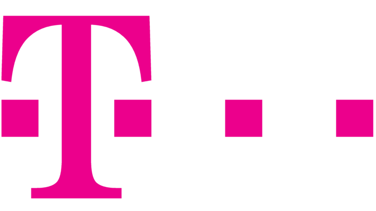shows the company logo of Deutsche Telekom 