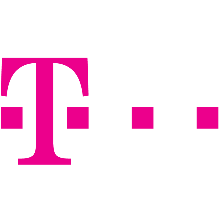 shows the company logo of Deutsche Telekom